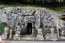The Goa Gajah cave temple, Ubud
