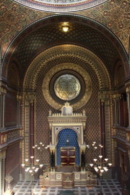 The beautiful Spanish Synagogue, Prague Jewish Town