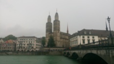 Zurich - Gross Munster in the background