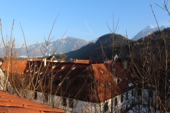 Alpine view enroute to the High Castle, Füssen
